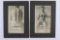 (2) 1800's Photos of Diseased Man