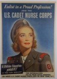 U.S. Cadet Nurse Corps Propaganda Poster