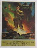 WWII Corps of MPs Propaganda Poster