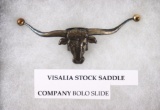 Antique Visalia Stock Saddle Co. Bolo Slide