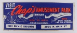 1950's Chap's Amusement Park Sign