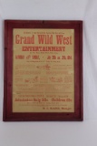 1894 Wild West Show Poster - San Jose