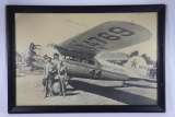 1928 Lg. Photo Art Goebel and his Plane