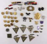 Group of Military Medals/Pins/Related