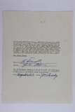 Gil McDougald (Yankees) Signed Contract