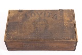 Antique Lovita Babies Wooden Cigar Box