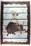 Buffalo Brewing Co. Wooden Beer Sign