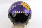 Vintage Decorated USAF Pilot Flight Helmet
