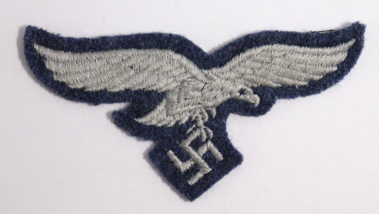 WWII Nazi Luftwaffe Cloth Eagle Patch