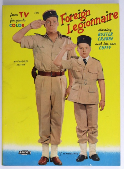 Scarce! 1955 Foreign Legion Coloring Book