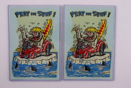 (2) 1963 Ed Roth "Fink City" Decals