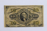 Civil War 1863 10 Cent U.S. Fractional Note