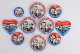 Mondale/Ferraro (10) Campaign Pins