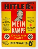 Hitlers Mein Kampf Rare 1940's Magazine