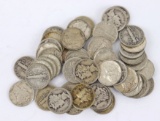 $5.00 Face Silver Mercury Dimes