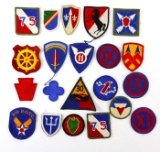 Lot (20) Vintage U.S. Military Patches