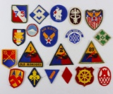 Lot (20) Vintage U.S. Military Patches