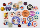 Lot of (25) 1970's/80's Pin-Backs