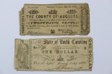 (2) Civil War Confederate Notes