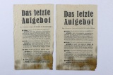 Propaganda Leaflets Dropped on Nazis