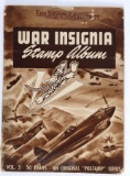 (2) WWII Era/War Insignia Stamp Albums