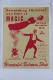 1960's Magic Show Poster