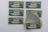 WWII Japanese Occupation 1 Shilling Notes