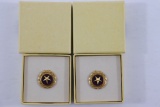 (2) U.S. Next of Kin Gold Star Pins