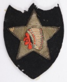 Rare! WWII Bullion 2nd Division Patch