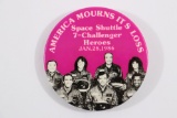 Space Shuttle-7 Challenger Comm. Pin