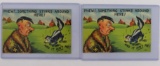 (2) WWII Anti-Hitler Propaganda Postcards