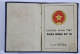 Vietnam War North Vietnamese ID Book