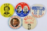 Richard Nixon (5) Campaign Pin-Backs