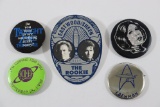 Group of Movie/TV Pinback Buttons