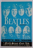 1966 Beatles 9th St. East Fashions Tag