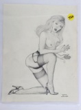 Vintage Tattoo Nude Pin-Up Artwork