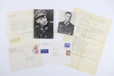 (3)Items signed by Knights Cross Awardees