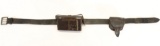 Vintage Leather Belt & Cartridge Pouch