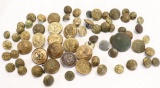 Large Lot of Antique Military Buttons - unmarked