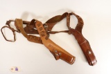 Pair of Bianchi Leather Shoulder Holsters