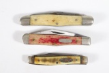 (3) Vintage CASE Pocket Knives