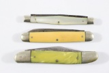 (3) misc. Cattaraugus two blade knives