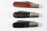 (3) Vintage Barlow knives