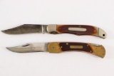 (2) vintage Schrade hunting knives 1250T & 7-OT
