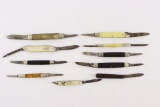 (10) Vintage Pen Knives, Two-Blade