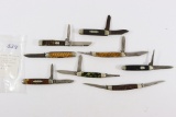 (8) Two-blade Jack Knives - Great Vintage Collection
