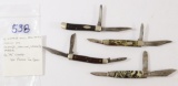 (4) Vintage Small Jack Knives