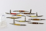 (10) Vintage Jack & Whittler Knives