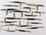 (17) Misc Vintage Pocket Knives - No Mfg Visible