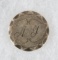 Antique Love Token Pin Made From Coin